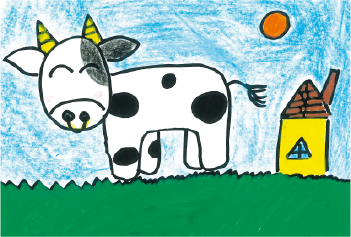 今日も牛乳のんでね！